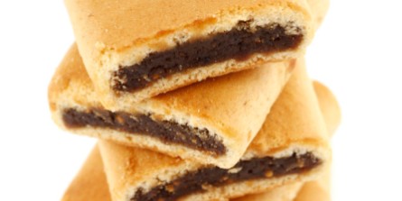 Stack of Fig Bar Cookies
